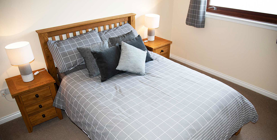 Double room at our Portree Self Catering