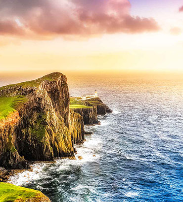 neist point lighthouse on the Isle of Skye